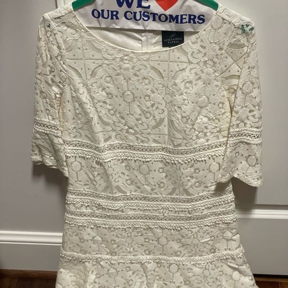 Adrianna Papell White Summer Dress - Picture 2 of 4